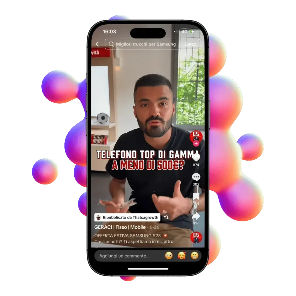 Video TikTok di Geraci Solutions